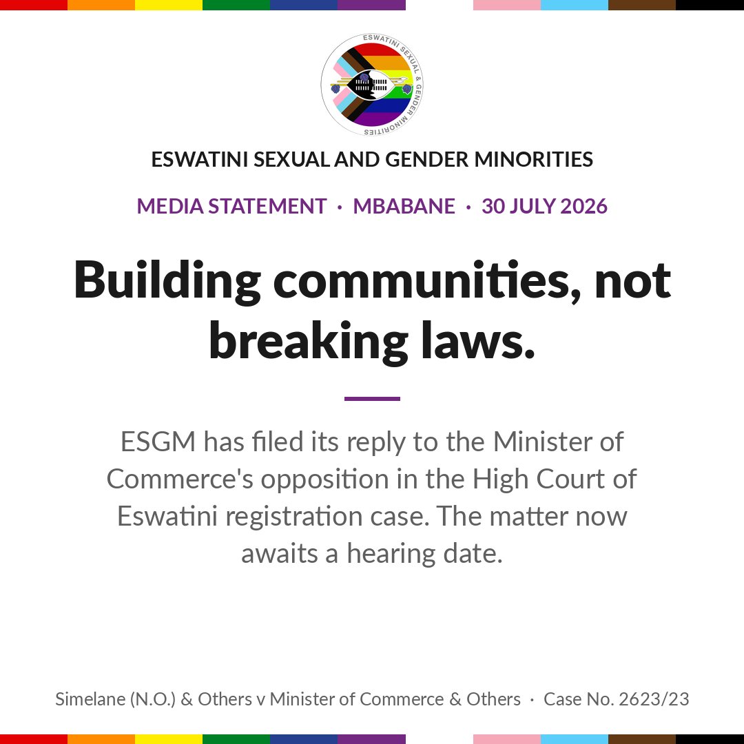 ESGM media statement card: Building communities, not breaking laws